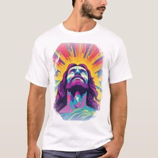 Jezus het licht van het leven t-shirt