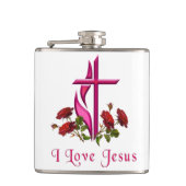 Jezus Heupfles (Voorkant)