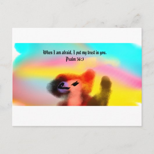 Jezus hier briefkaart (Voorkant)