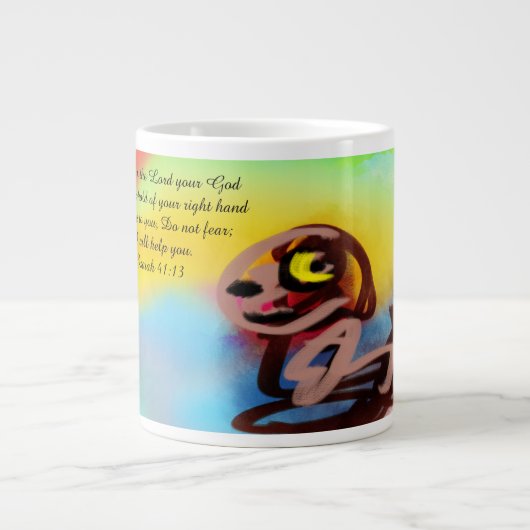 Jezus hier grote koffiekop (Voorkant)
