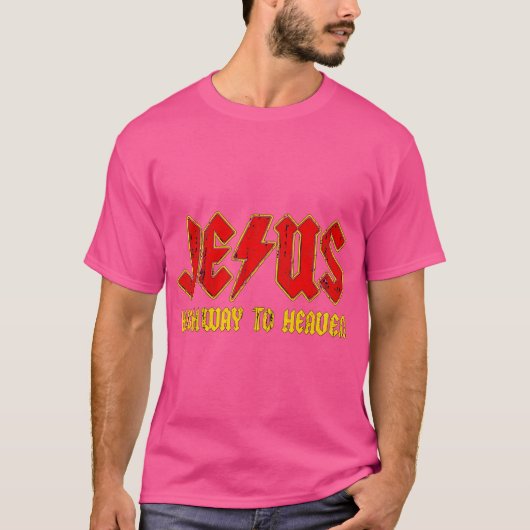 Jezus Highway to Heaven T-shirt (Voorkant)