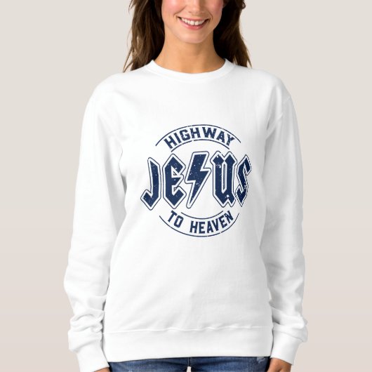 Jezus Highway to Heaven Trui (Voorkant)