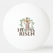 Jezus Hij is verstijfd paasvakantiekruis Pingpongbal (Voorkant)