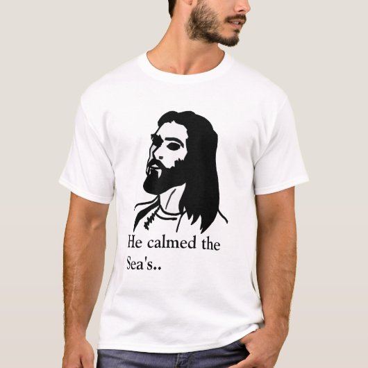 Jezus: Hij noemde het Zee... T-shirt (Voorkant)