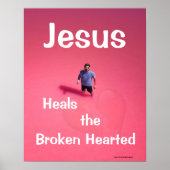 Jezus hoort de gebroken gehoorde poster (Voorkant)