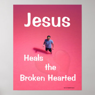 Jezus hoort de gebroken gehoorde poster