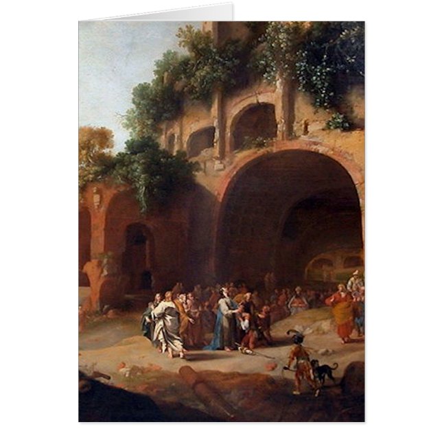 Jezus hoort doven en duim - Bedrijf (Voorkant)
