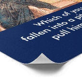 Jezus hoort Man met Dropsy - Poster (Hoek)