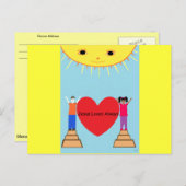 Jezus houdt altijd van Briefkaart (Voorkant / Achterkant)