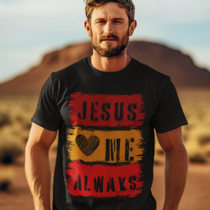 Jezus Houdt Altijd Van Mij - Bid Bijbeltekst Evang T-shirt