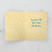 Jezus houdt de Eucharist vast (SNV 050) Kaart (Binnen)