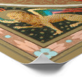 Jezus houdt de Eucharist vast (SNV 050) Poster (Hoek)