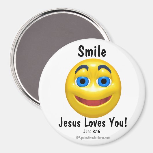 Jezus houdt ervan dat je het aanpast magneet (Voorkant / Achterkant)