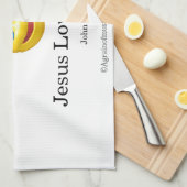 Jezus houdt ervan dat je het aanpast theedoek (Quarter Fold)