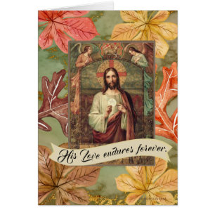 Jezus houdt Eucharist Host bij Angels boven