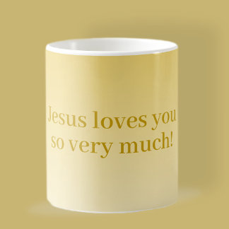 Jezus houdt heel veel van je! koffiemok