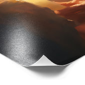 Jezus houdt kaarsfoto vast foto afdruk (Hoek)