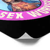 Jezus houdt van Christelijke gelovigen Poster (Hoek)