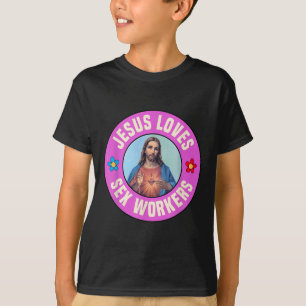 Jezus houdt van Christelijke gelovigen T-shirt