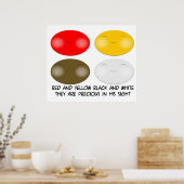 Jezus houdt van de kleine kinderen van de wereld poster (Keuken)