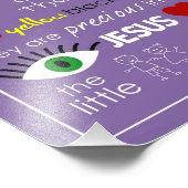 Jezus houdt van de kleine kinderzanger Kunst Foto Afdruk (Hoek)