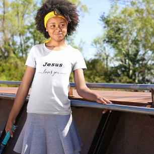 Jezus houdt van de T-shirt van je meisje