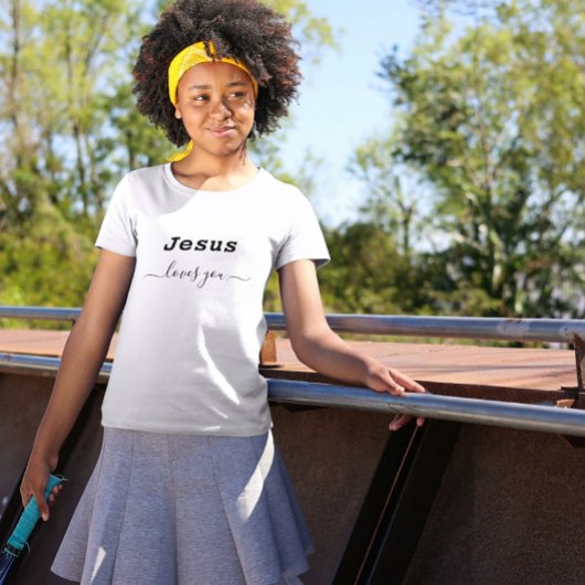 Jezus houdt van de T-shirt van je meisje