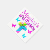 JEZUS HOUDT VAN DEZE 80 JAAR OUDE GEPERSONALISEERD SERVET (Hoek)