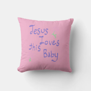 Jezus houdt van deze baby kussen