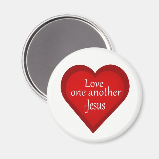 Jezus houdt van een andere hartstochtelijke magnet (Voorkant / Achterkant)