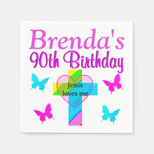 JEZUS HOUDT VAN GEPERSONALISEERDE SERVETTEN VOOR D (Voorkant)