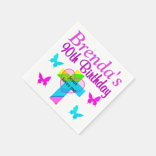 JEZUS HOUDT VAN GEPERSONALISEERDE SERVETTEN VOOR D (Hoek)