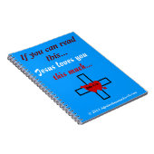 Jezus houdt van je Agrainofmustardseed.com Notitieboek (Rechterzijde)