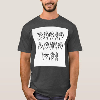 Jezus houdt van je ASL T-shirt