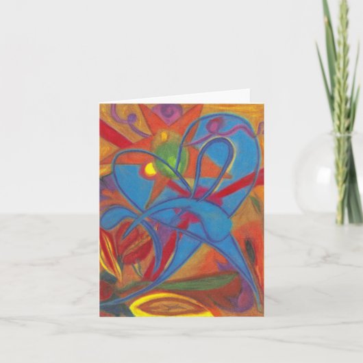 "Jezus houdt van je" Bedankkaart (Voorkant)