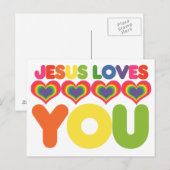 Jezus houdt van je briefkaart (Voorkant / Achterkant)