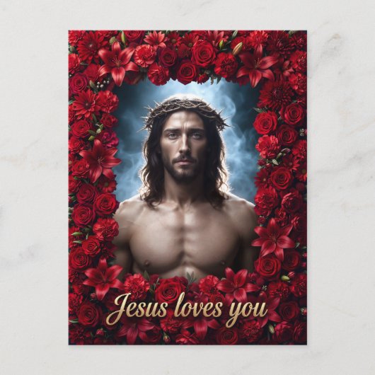 Jezus houdt van je briefkaart (Voorkant)