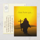 Jezus houdt van je Briefkaart (Voorkant / Achterkant)