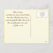 Jezus houdt van je Briefkaart (Achterkant)