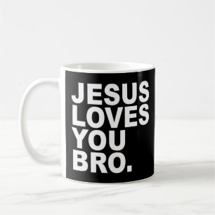 Jezus houdt van je Bro - Christelijke gelovigen ho Koffiemok