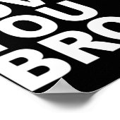 Jezus houdt van je Bro - Christelijke gelovigen ho Poster (Hoek)