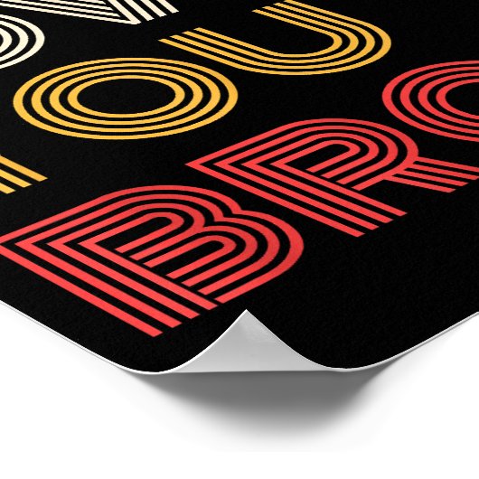 Jezus houdt van je Bro, Grappige Christelijke gelo Poster (Hoek)