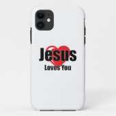 Jezus houdt van je Case-Mate iPhone case (Achterkant)