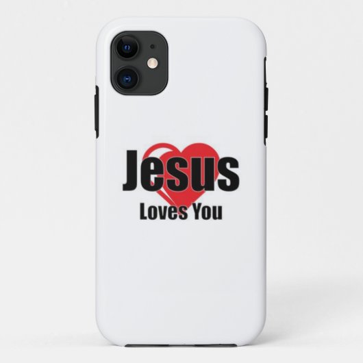 Jezus houdt van je Case-Mate iPhone case (Achterkant)