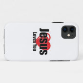 Jezus houdt van je Case-Mate iPhone case (Achterkant (horizontaal))