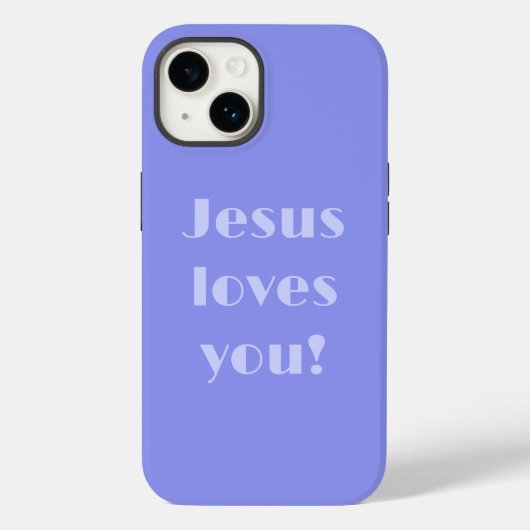 Jezus houdt van je! Case-Mate iPhone case (Achterkant)