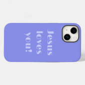 Jezus houdt van je! Case-Mate iPhone case (Achterkant (horizontaal))