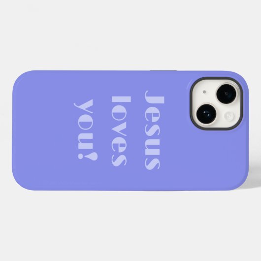 Jezus houdt van je! Case-Mate iPhone case (Achterkant (horizontaal))