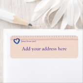 Jezus houdt van je! etiket (Insitu)