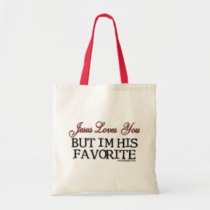 Jezus houdt van je favoriet tote bag